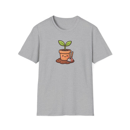 Smiling Plant in Pot T-Shirt