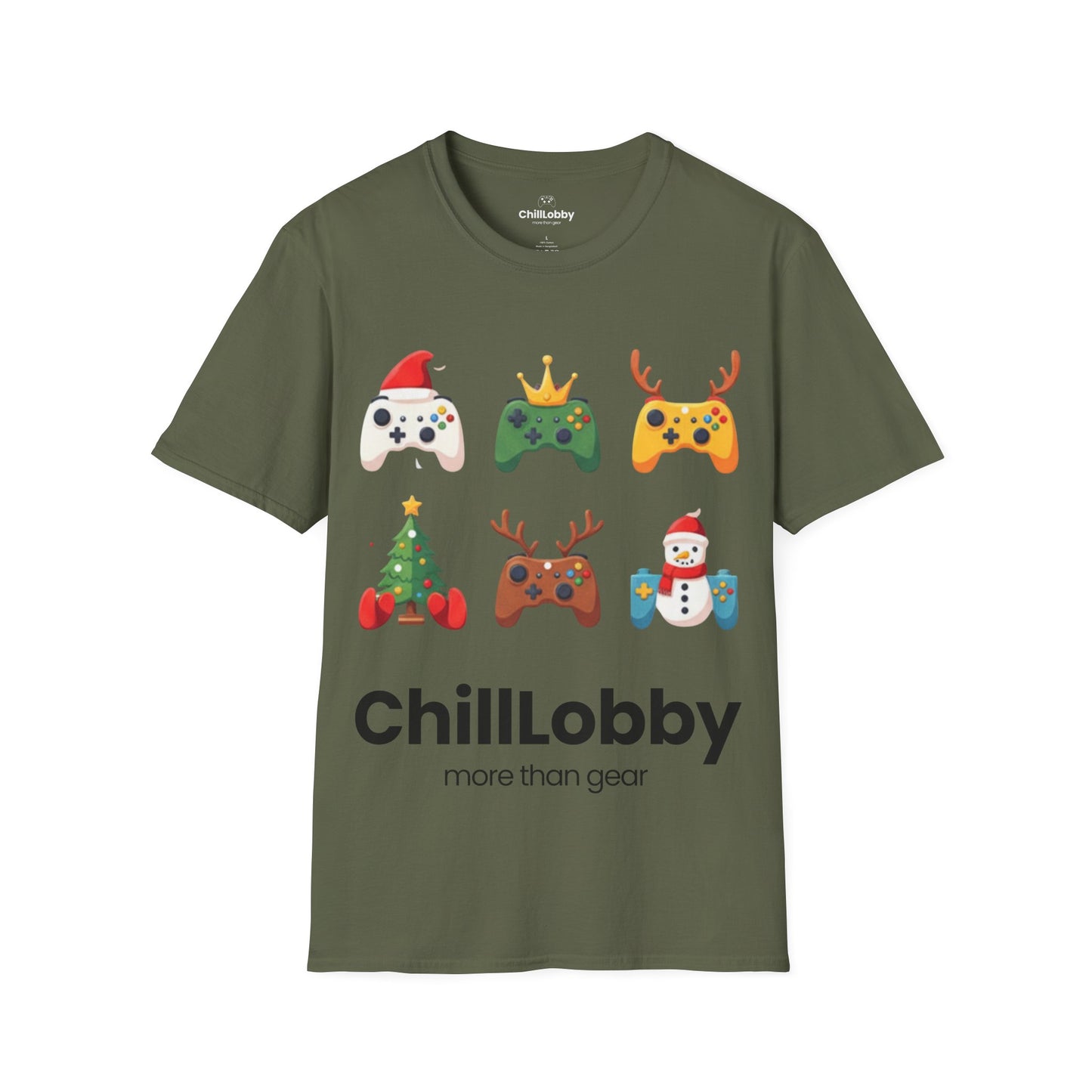 Gaming Christmas T-Shirt - ChillLobby
