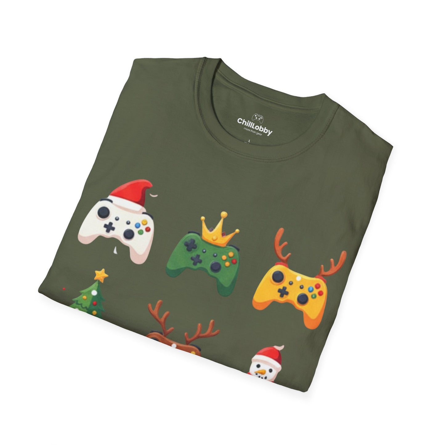 Gaming Christmas T-Shirt - ChillLobby