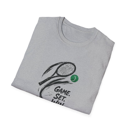 Tennis Game Set Win T-Shirt
