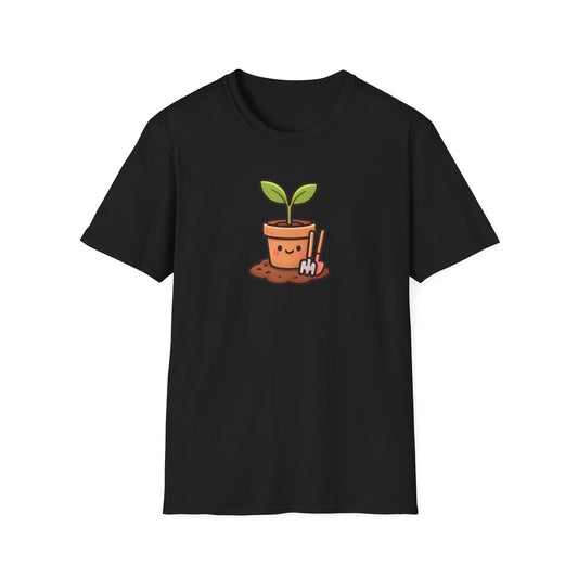 Smiling Plant in Pot T-Shirt