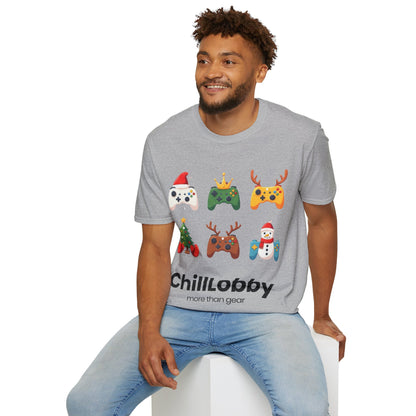Gaming Christmas T-Shirt - ChillLobby