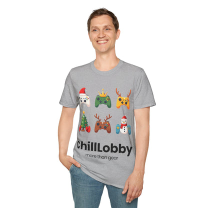 Gaming Christmas T-Shirt - ChillLobby