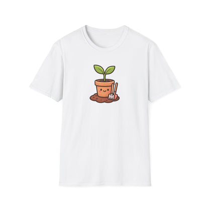 Smiling Plant in Pot T-Shirt
