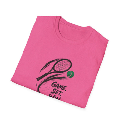 Tennis Game Set Win T-Shirt
