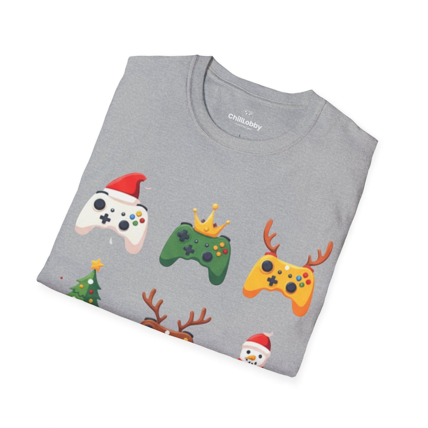 Gaming Christmas T-Shirt - ChillLobby