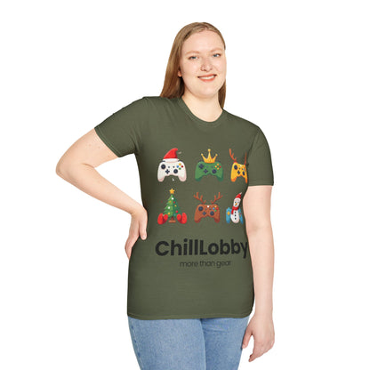 Gaming Christmas T-Shirt - ChillLobby