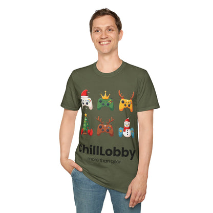 Gaming Christmas T-Shirt - ChillLobby