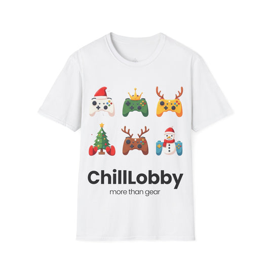 Gaming Christmas T-Shirt - ChillLobby