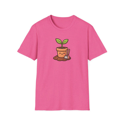 Smiling Plant in Pot T-Shirt