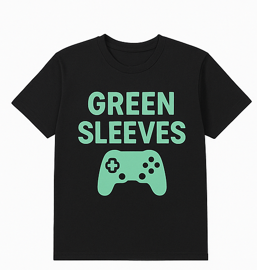 Green Sleeve Black